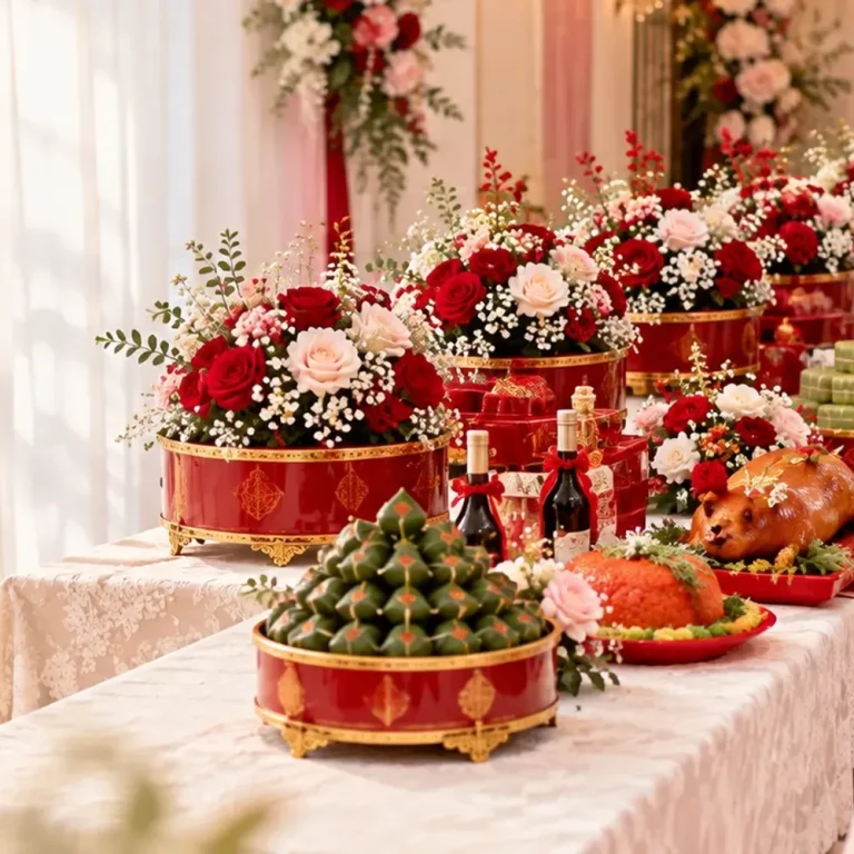 Tráp ăn hỏi 7 lễ truyền thống