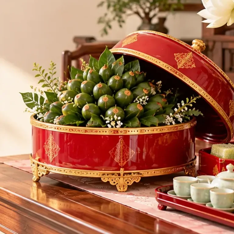 Tráp dạm ngõ hoa hồng đỏ